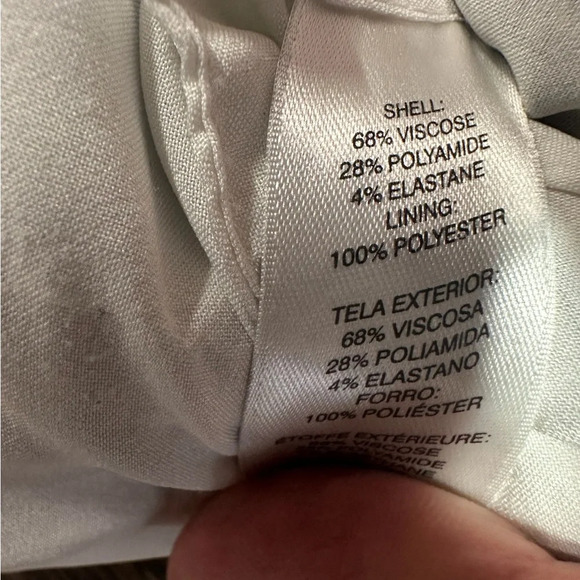 White House Black Market Black and White Mini Pencil Striped Skirt - Picture 7 of 8